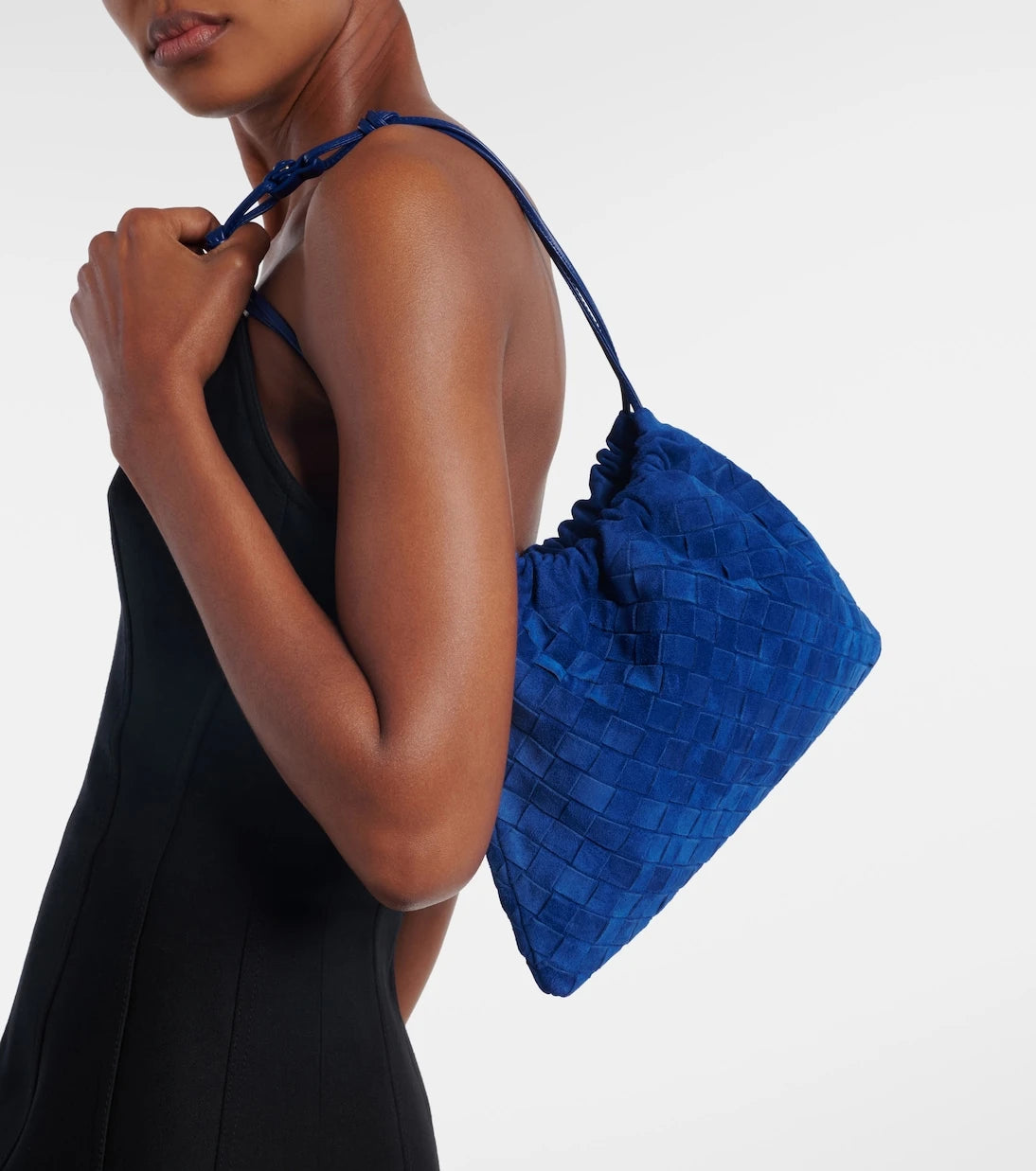 Bottega Veneta - كيس غبار حقيبة "إنتريتشاتو" من الشامواه