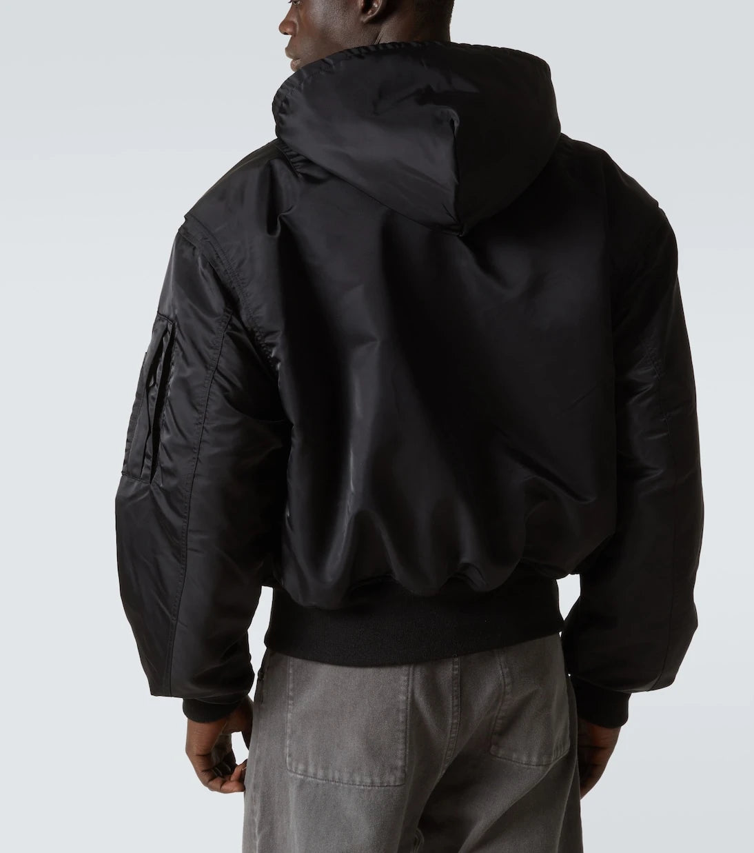 Entire Studios - Hooded Broad bomber jacket