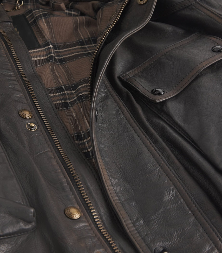 Green Legacy Trialmaster Panther Leather Jacket