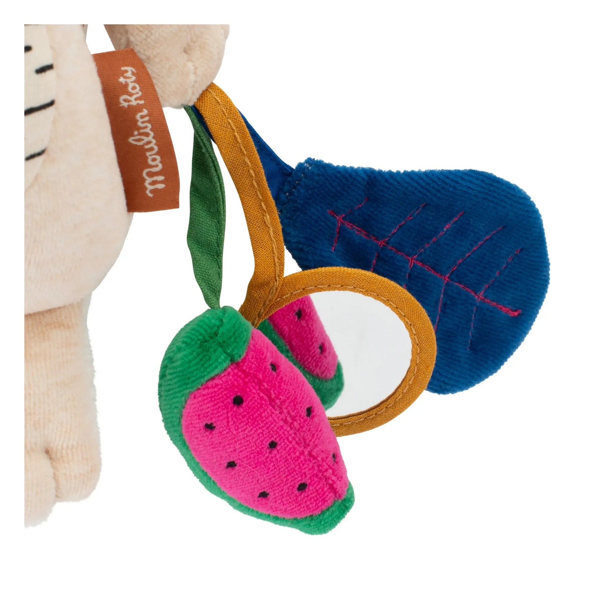 Moulin Roty - Baboo Tiger activity plush - Mawa's forest