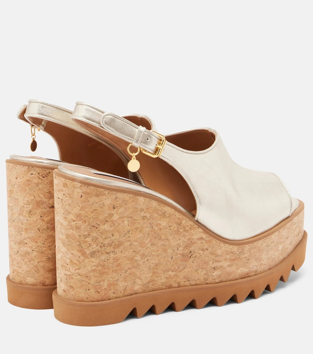 Stella McCartney - Sneak-Elyse arkası açık sandalet