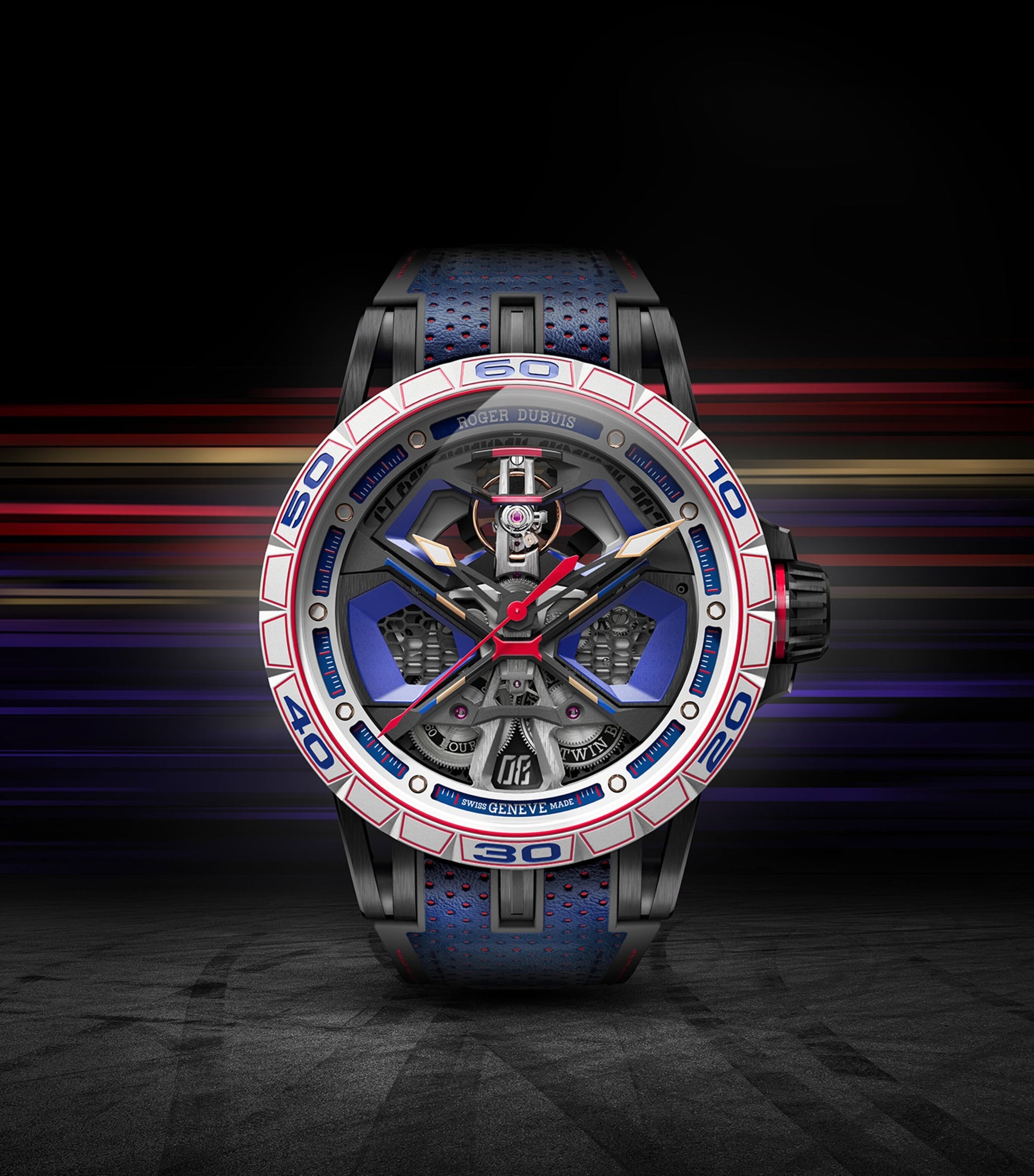 Roger Dubuis MCF and Titanium Excalibur Spider Huracan MB Watch 45mm