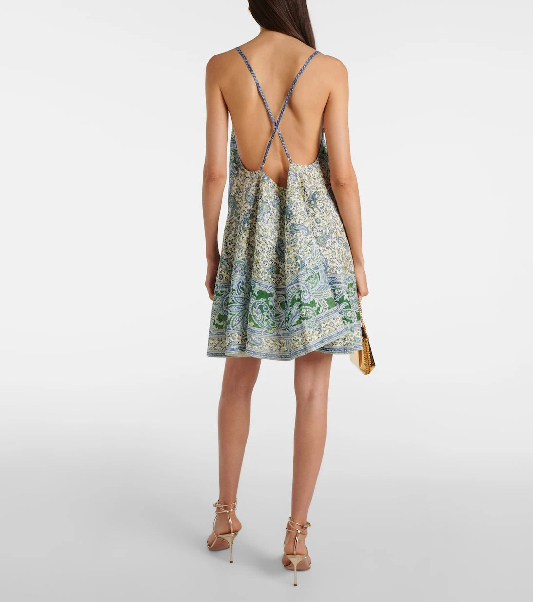 Zimmermann - Ottie Swing paisley linen minidress