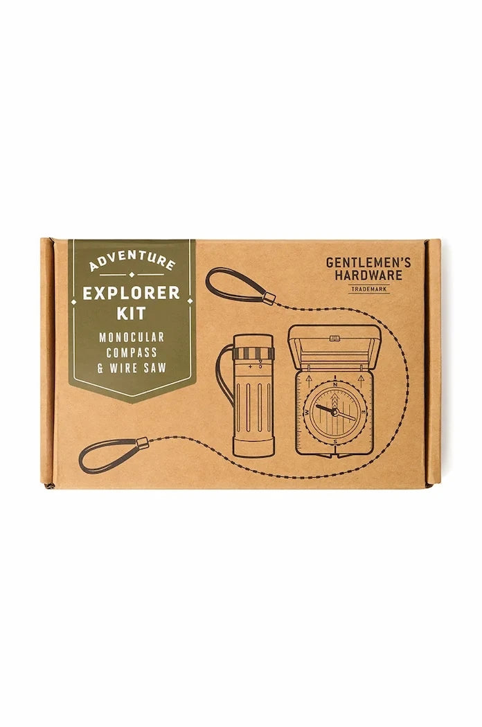 Gentlemen's Hardware Explorer Kit Hayatta Kalma Seti