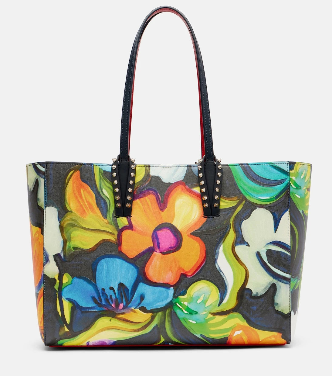 Christian Louboutin - Cabata Small floral leather tote bag