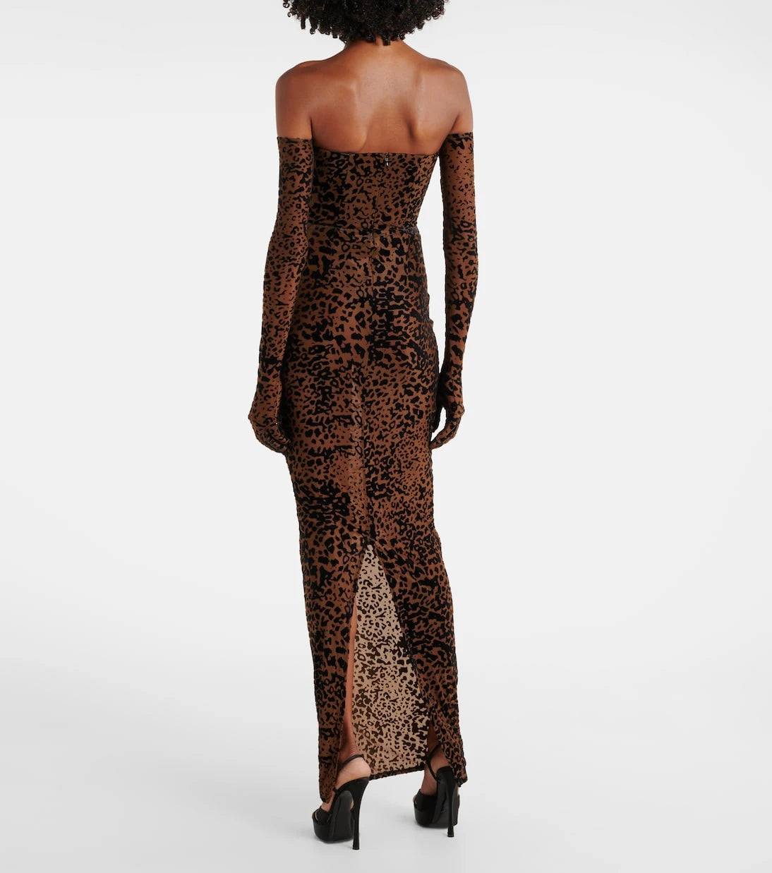 Alex Perry - Leopard-print corset gown