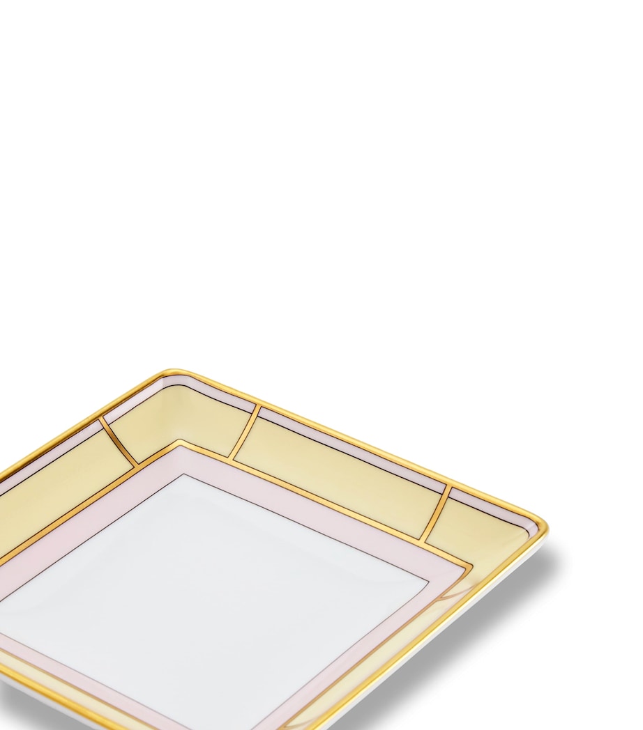 GINORI 1735 Porcelain Colonna Diva Square Change Tray (13.5cm)
