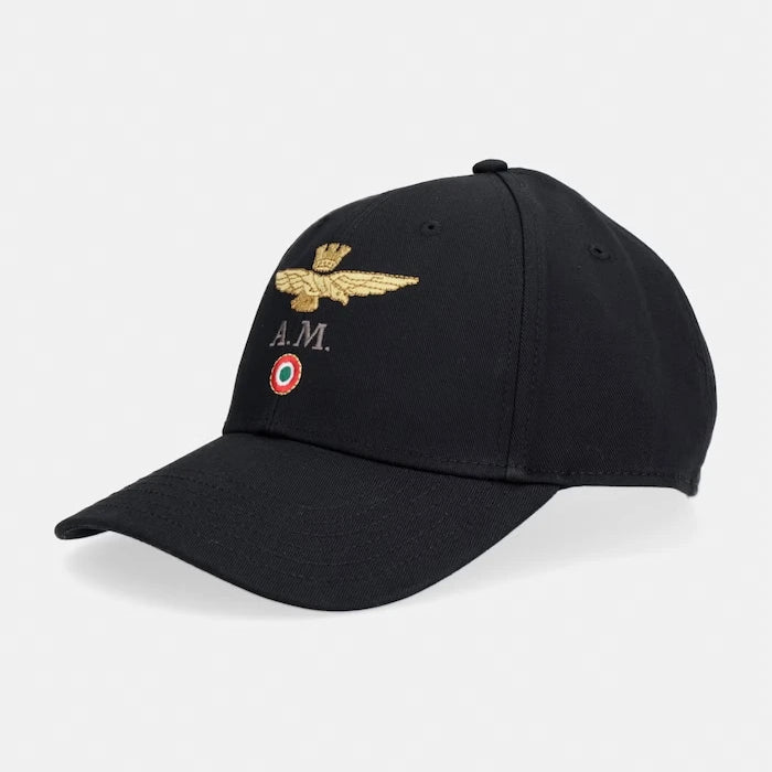 Памучна шапка с козирка Aeronautica Militare