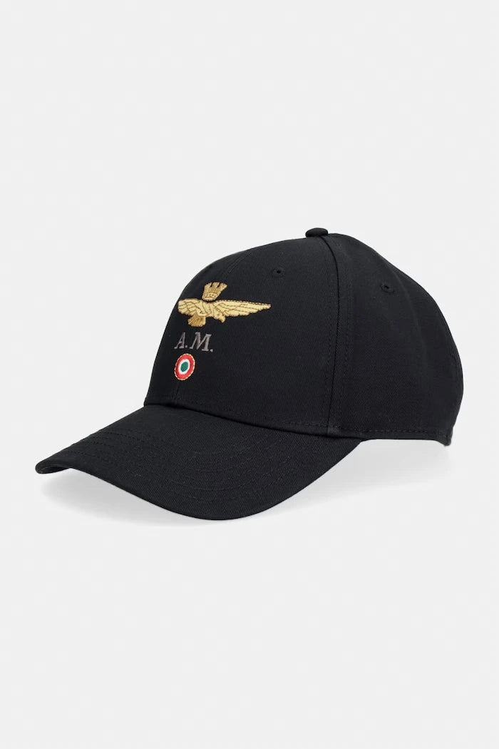 Памучна шапка с козирка Aeronautica Militare