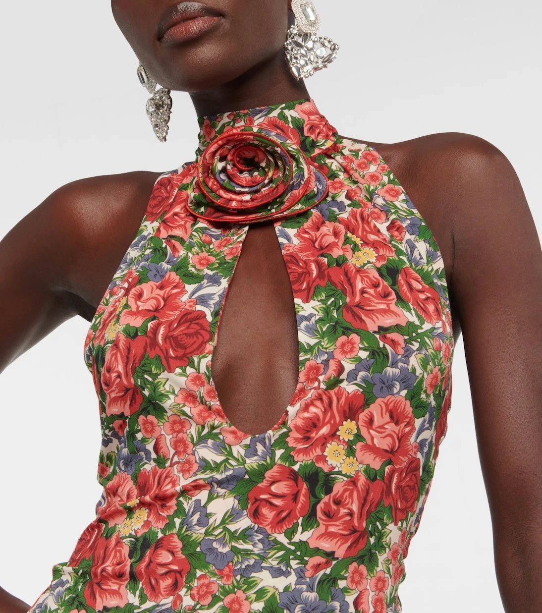 Magda Butrym - Floral halterneck top