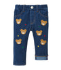 Embroidered Bear Jeans (2-7 Years)