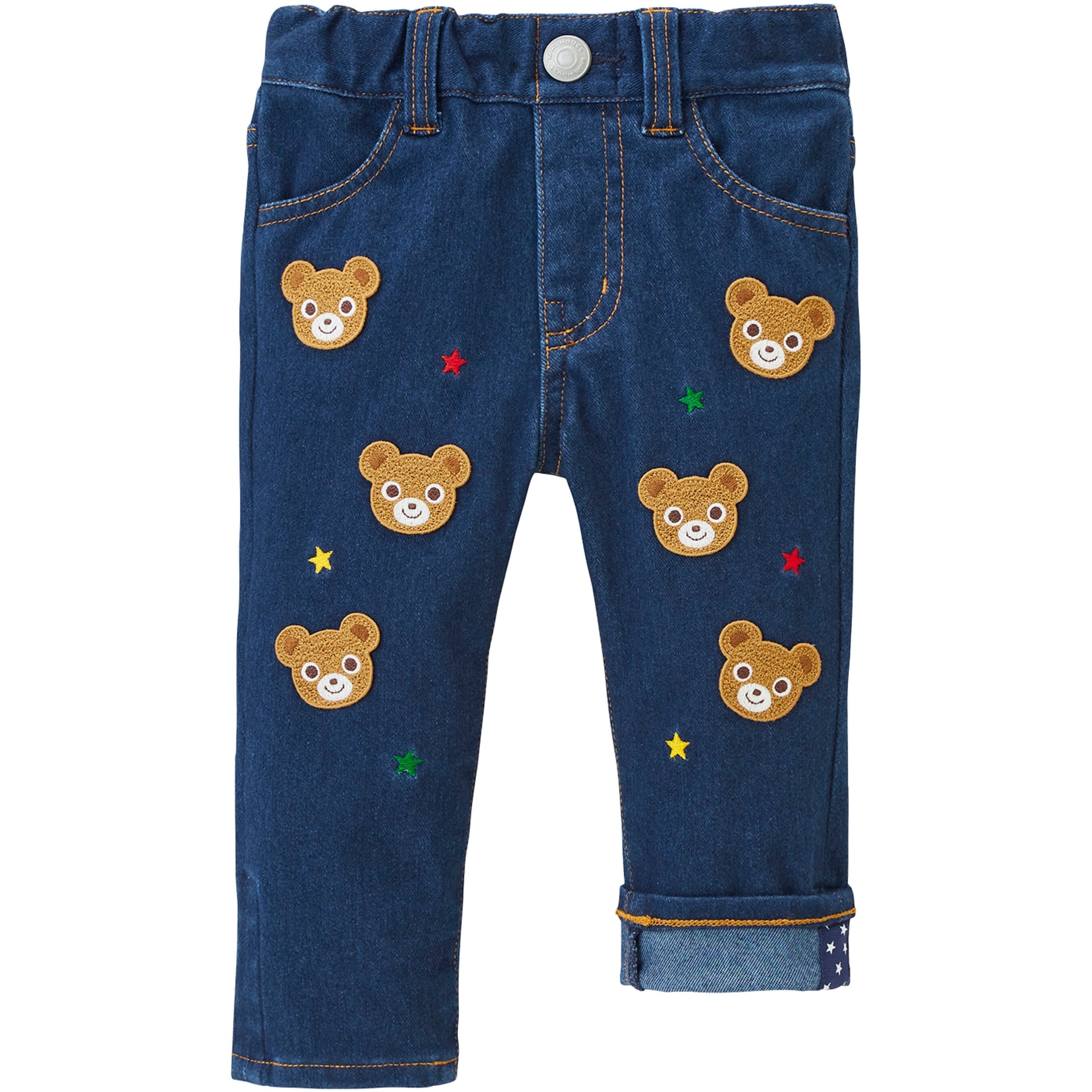 Embroidered Bear Jeans (2-7 Years)