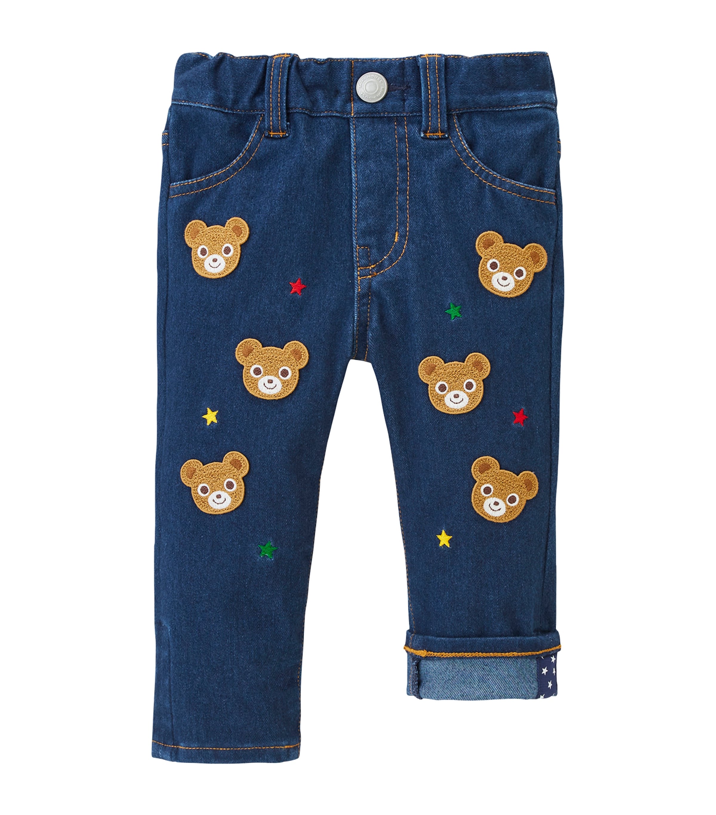 Embroidered Bear Jeans (2-7 Years)