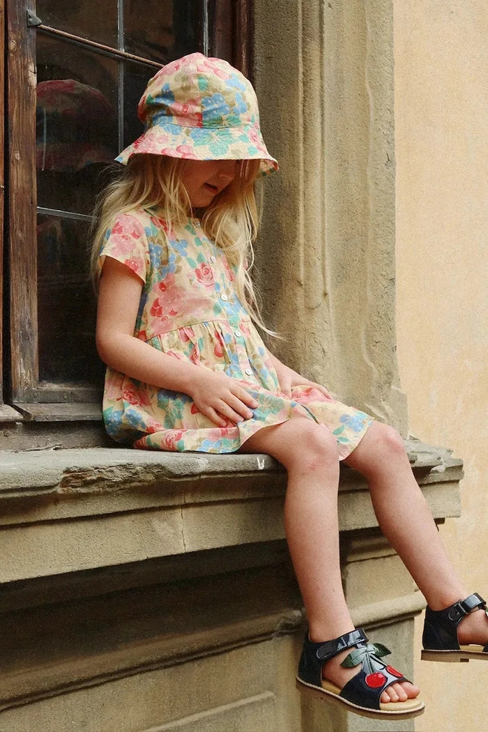 Konges Sløjd çocuk pamuk şapka PACEY SUN HAT GOTS