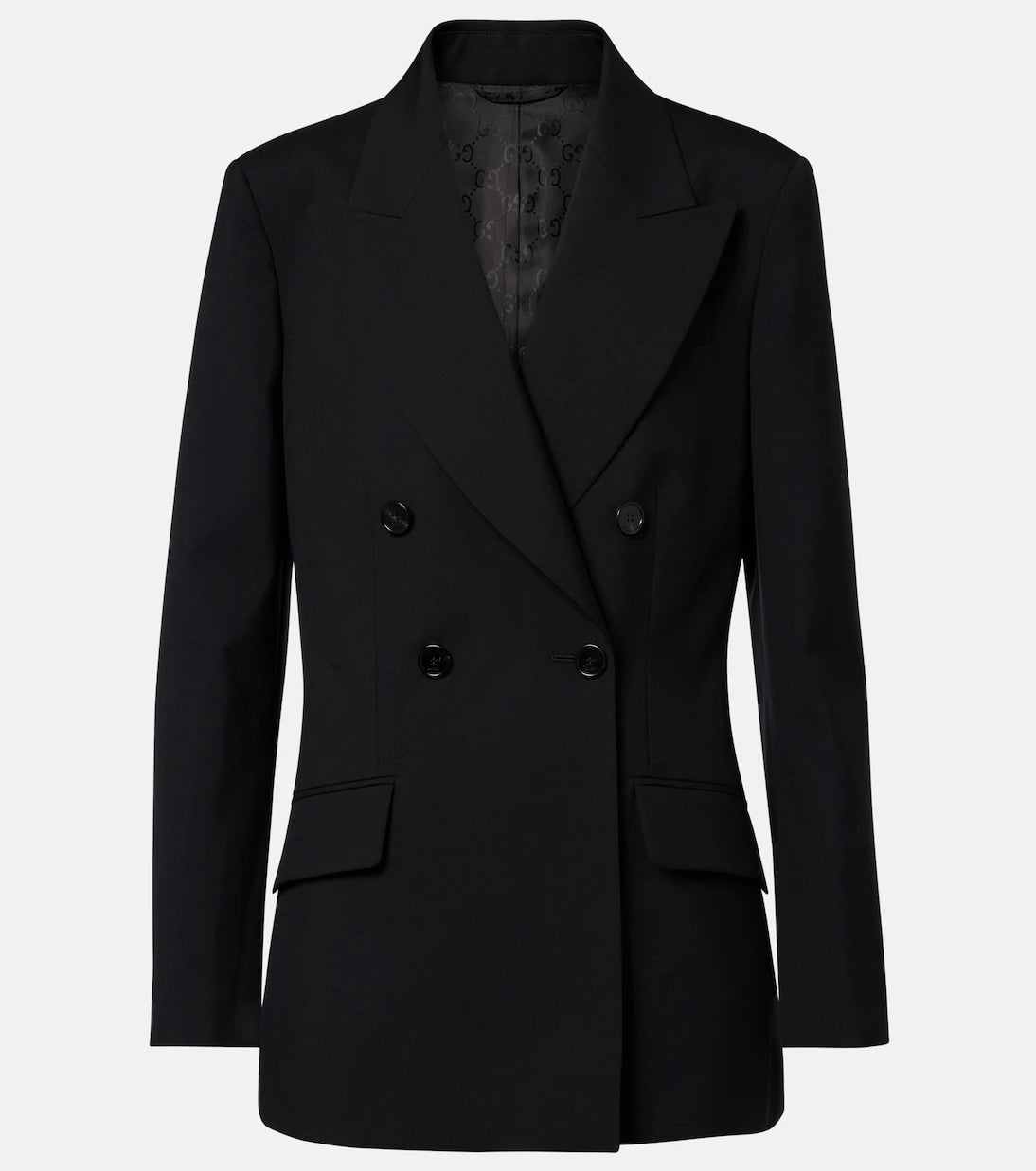 Gucci - Double-breasted wool blazer