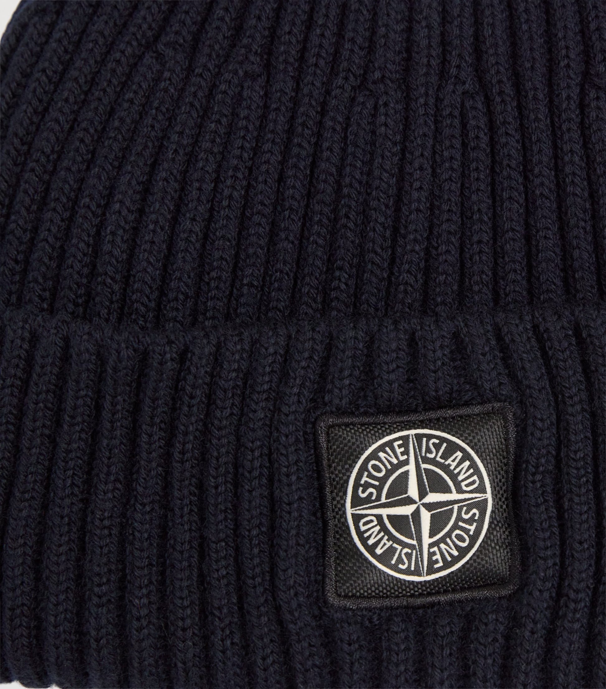 Stone Island Virgin Wool Compass Beanie