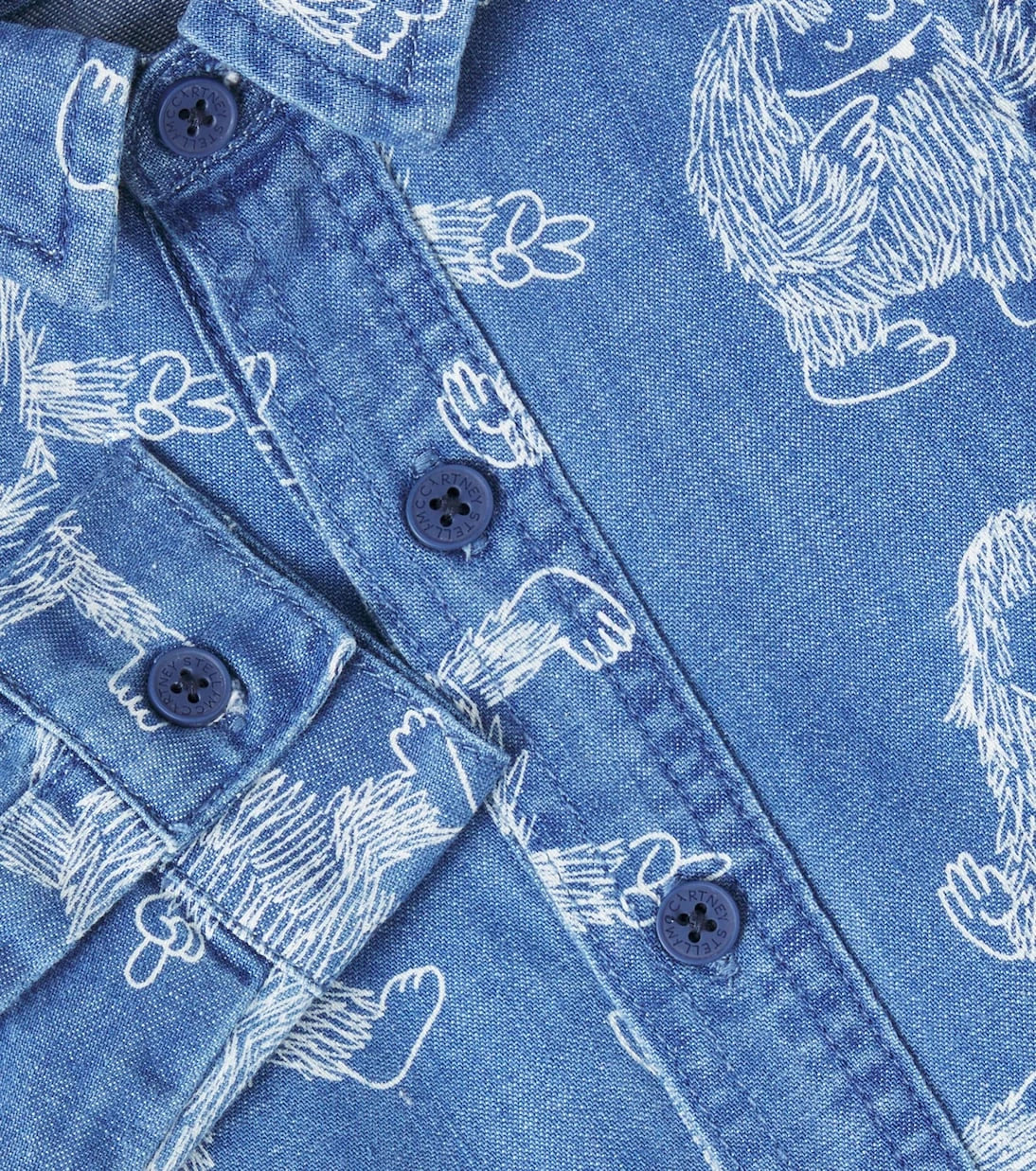 Stella McCartney Kids - Baby printed denim shirt