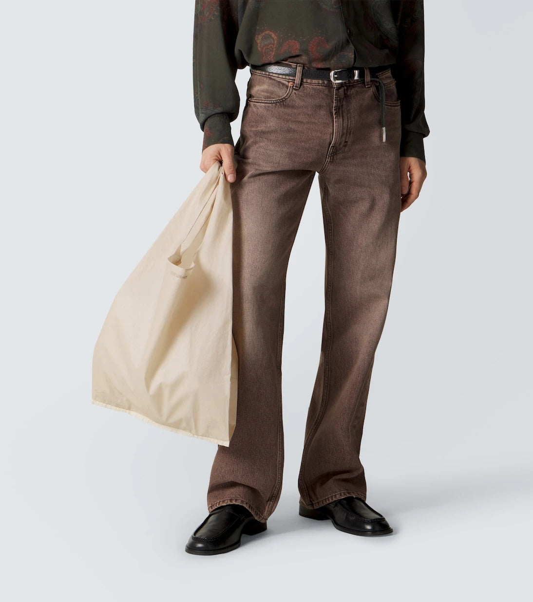 Our Legacy - Logo embroidered shopper