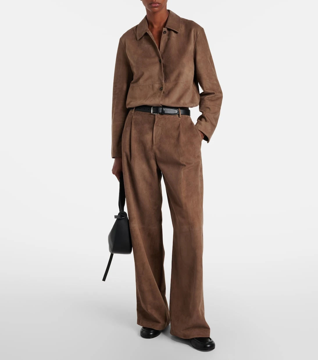 'S Max Mara - Estate suede overshirt