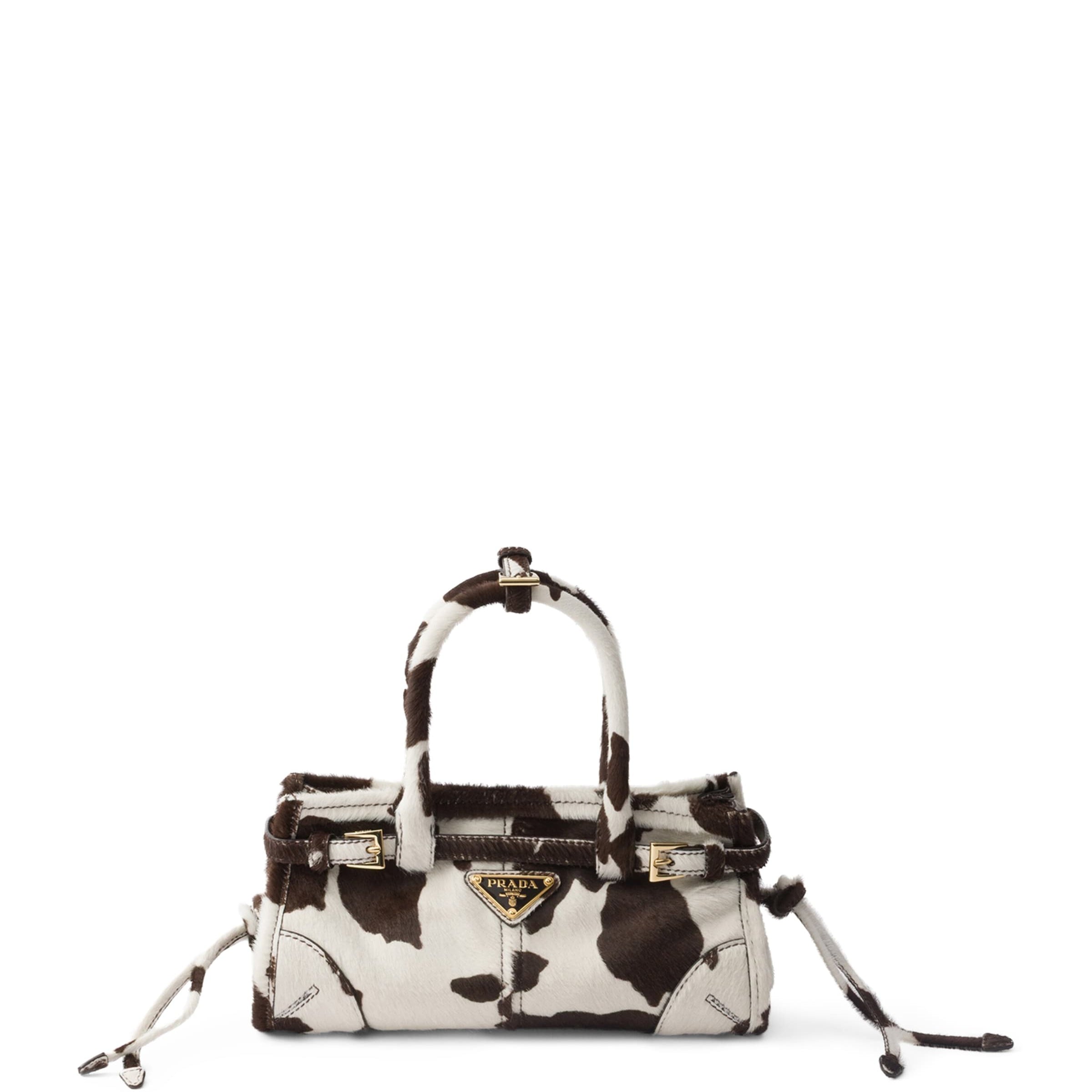 Prada Mini Leather Printed Bonnie Shoulder Bag