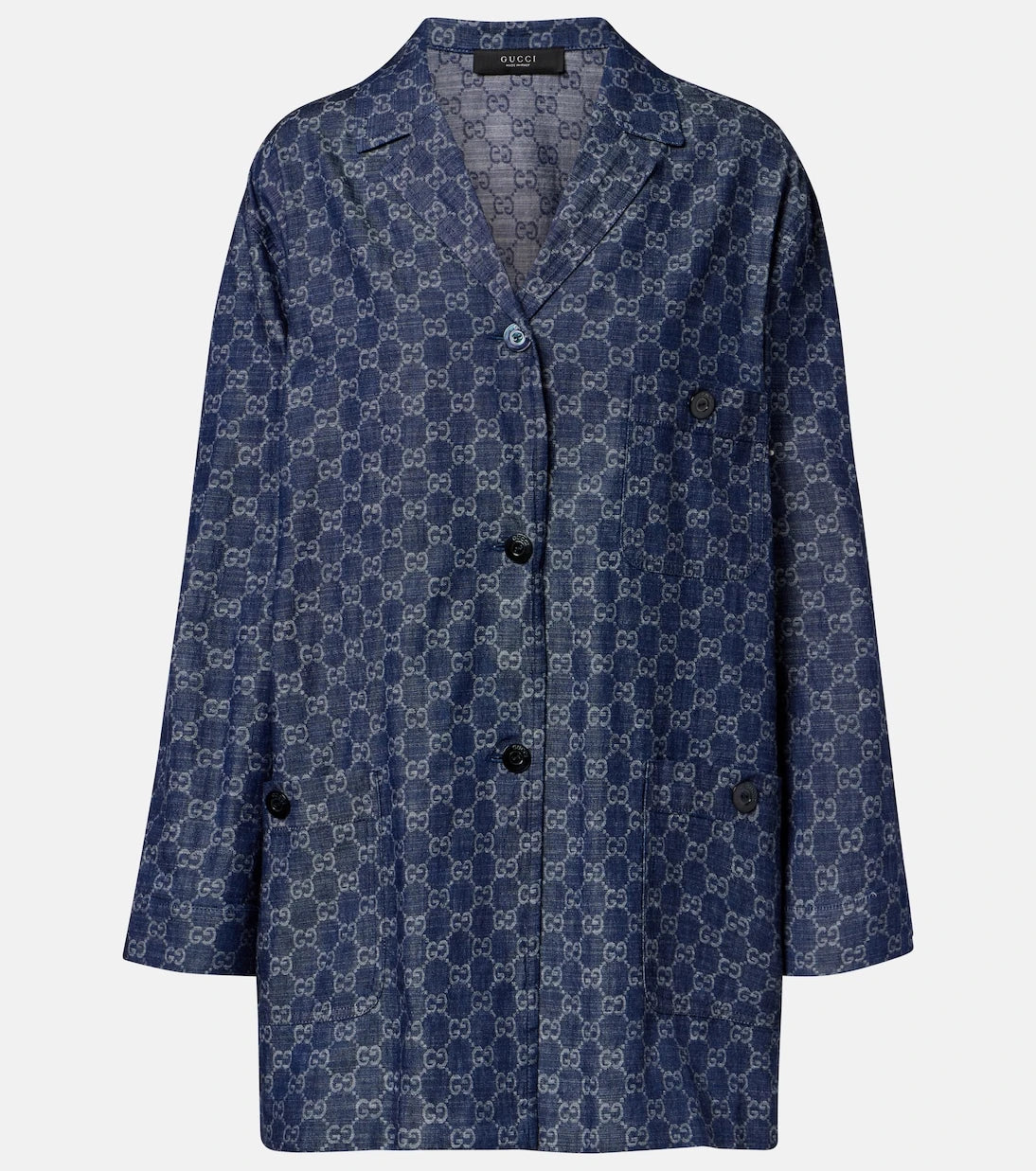 Gucci - GG jacquard denim shirt