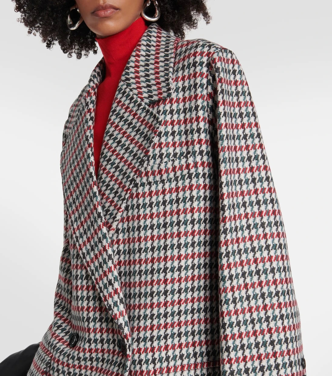 Dorothee Schumacher - Vichy wool-blend coat