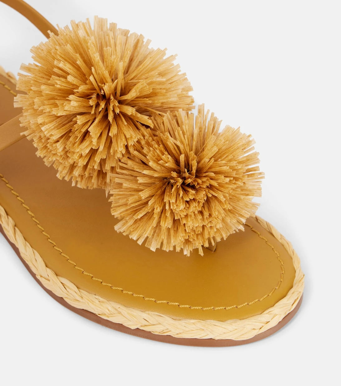 Ulla Johnson - Appliqué leather espadrille sandals