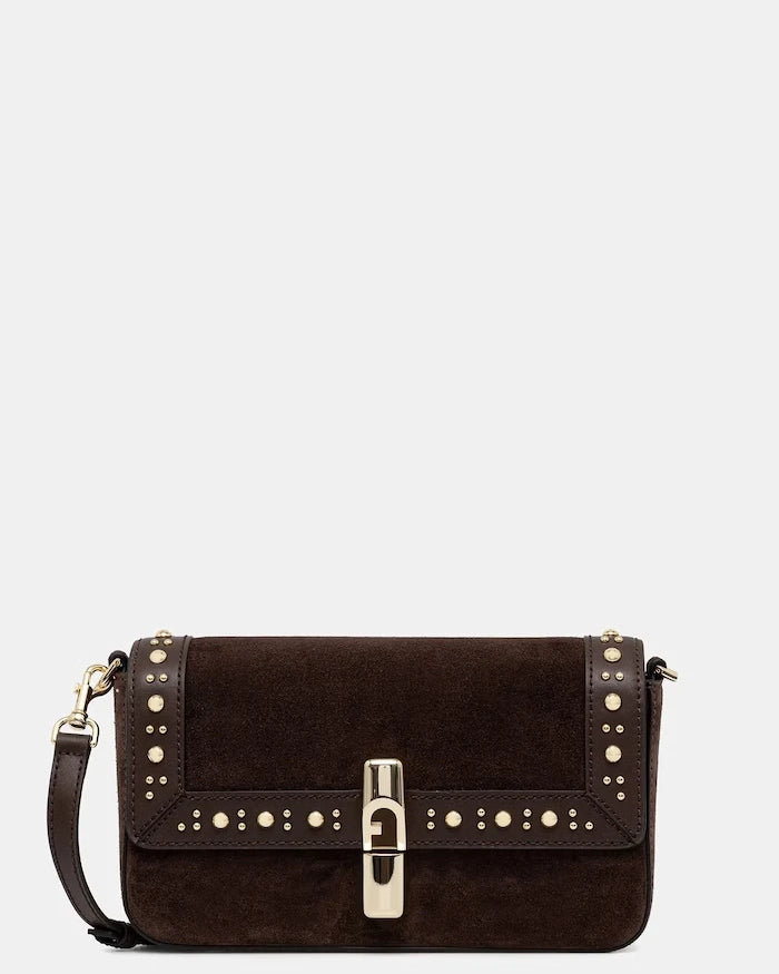Furla kadın süet crossbody çanta