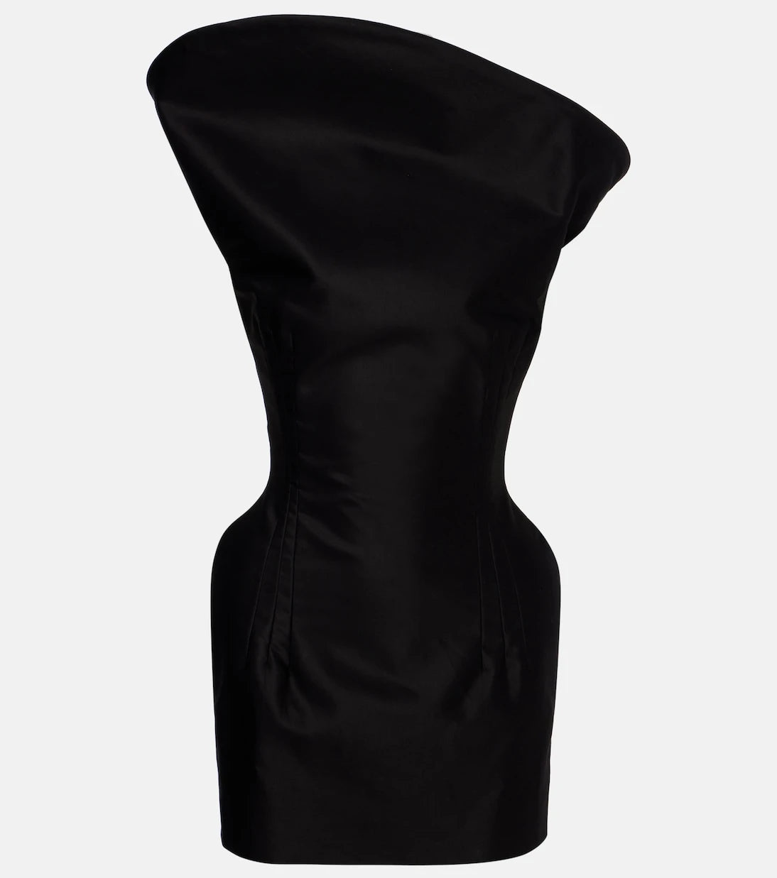 Magda Butrym - Asymmetric cotton corset dress