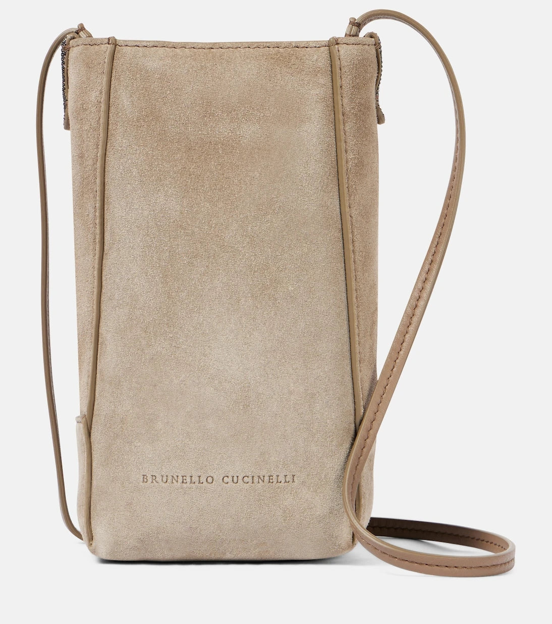 Brunello Cucinelli - Mini suede crossbody bag