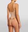 Skims Brown Seamless Sculpt Thong Bodysuit
