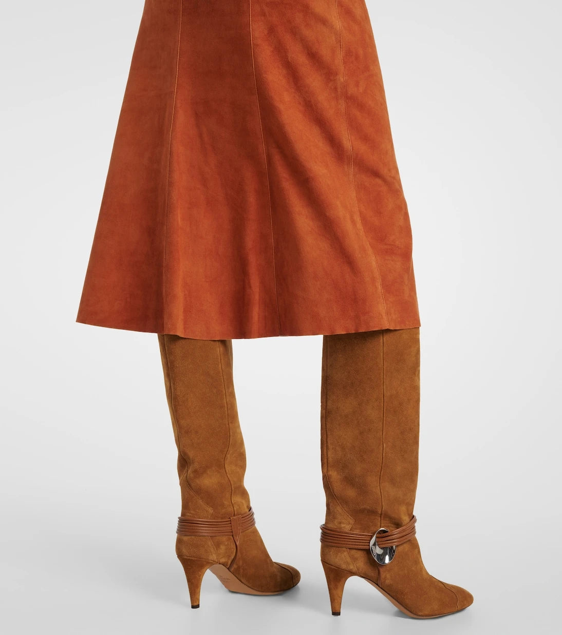 Isabel Marant - Devy suede midi skirt