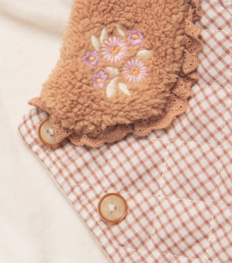 Cotton Sherpa-Trim Astrid Jacket (6-36 Months)