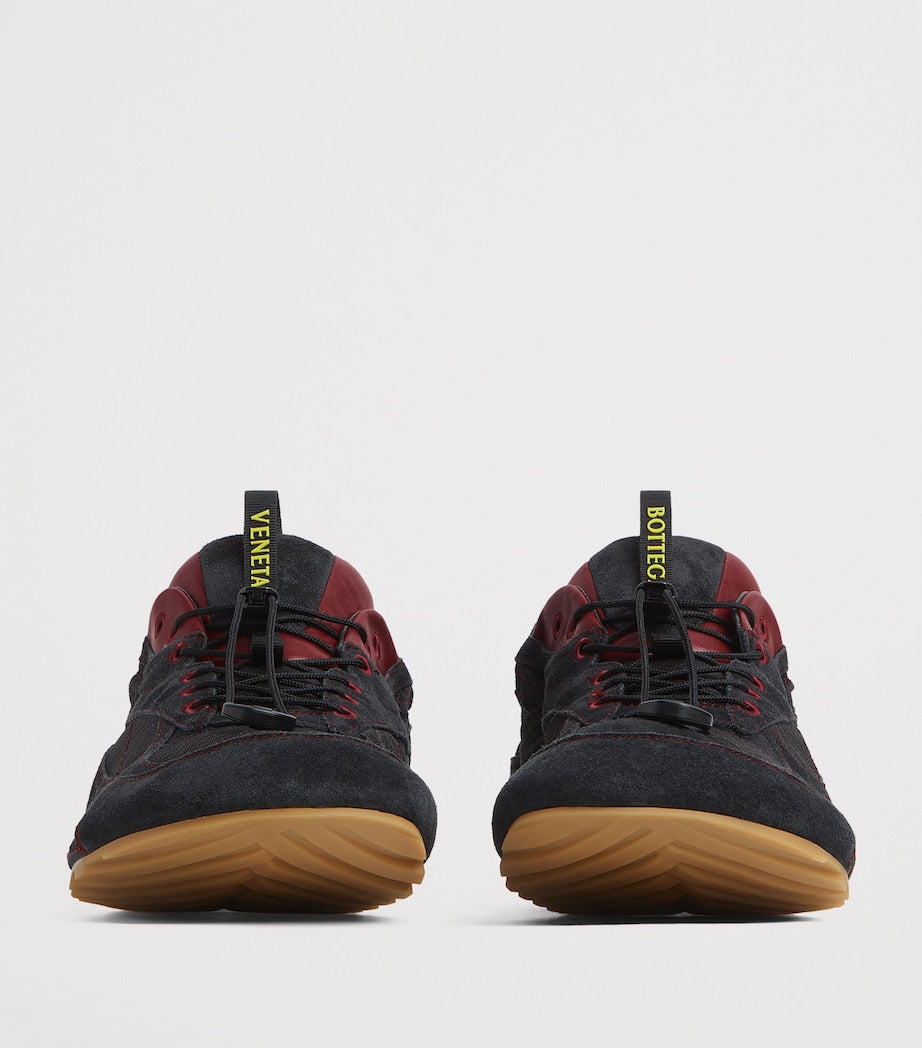 Bottega Veneta Suede-Trim Sneakers