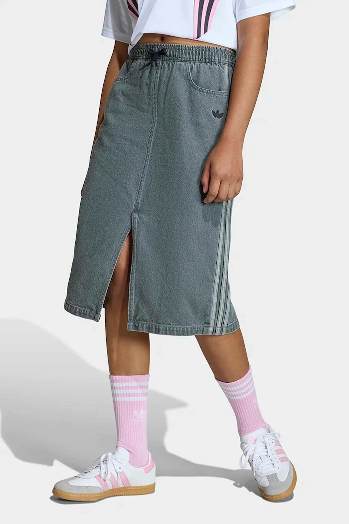 Детска дънкова пола adidas Originals