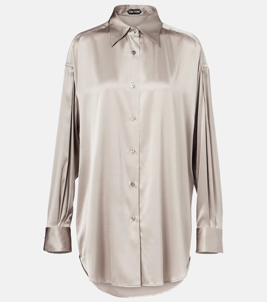 Tom Ford - Silk-blend satin shirt