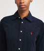 Polo Ralph Lauren Navy Cotton Corduroy Mini Shirt Dress