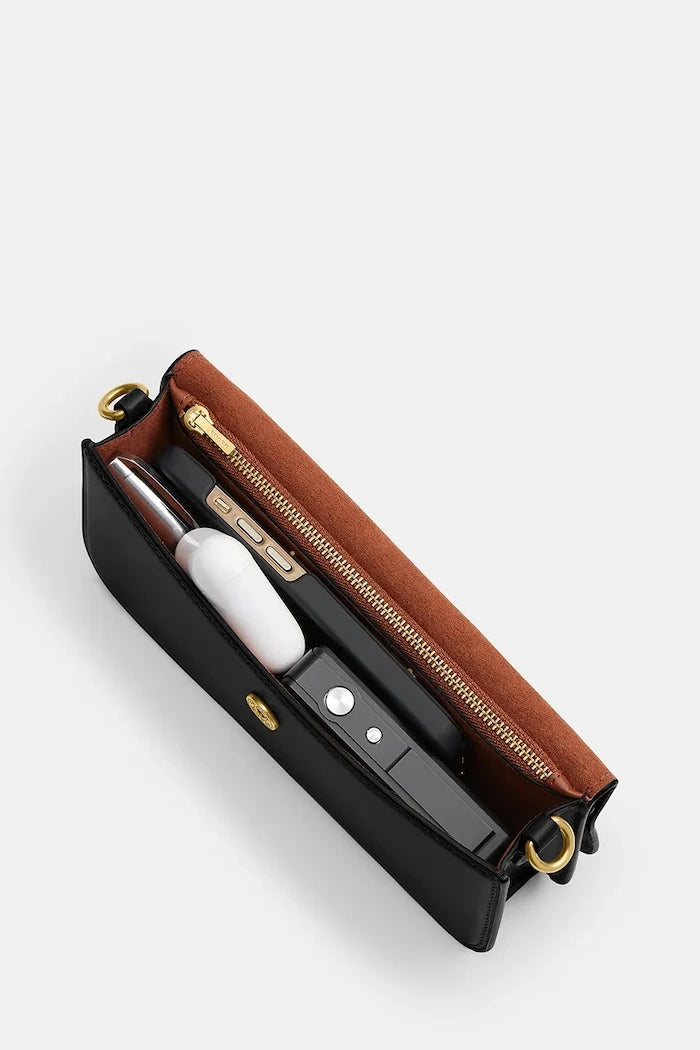 Coach чанта crossbody дамска от кожа Elora Top Handle
