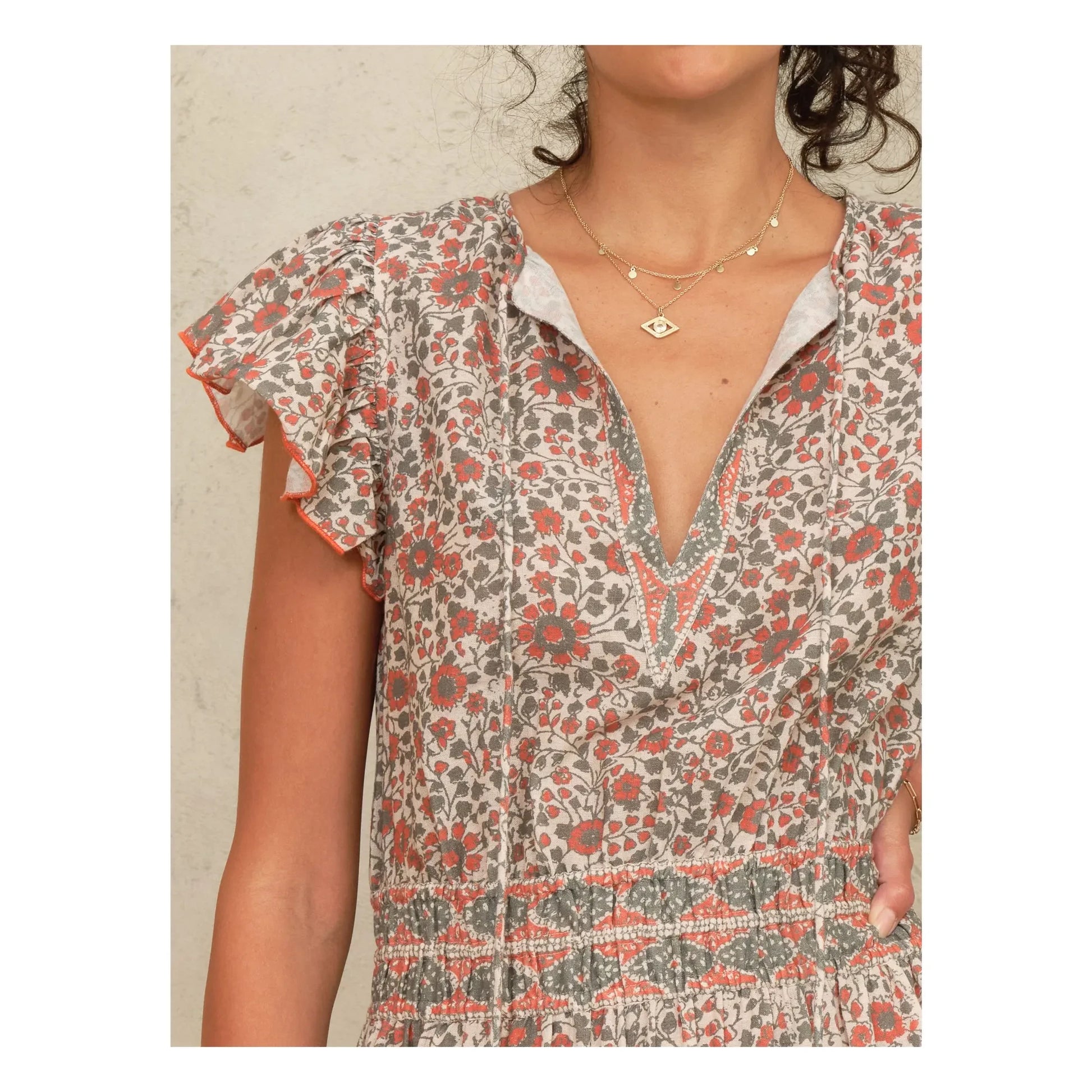 M.A.B.E. - Della dress | Rust