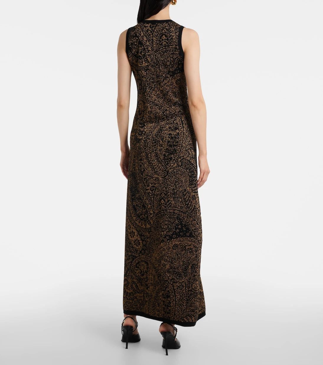 Etro - Wool-blend jacquard maxi dress