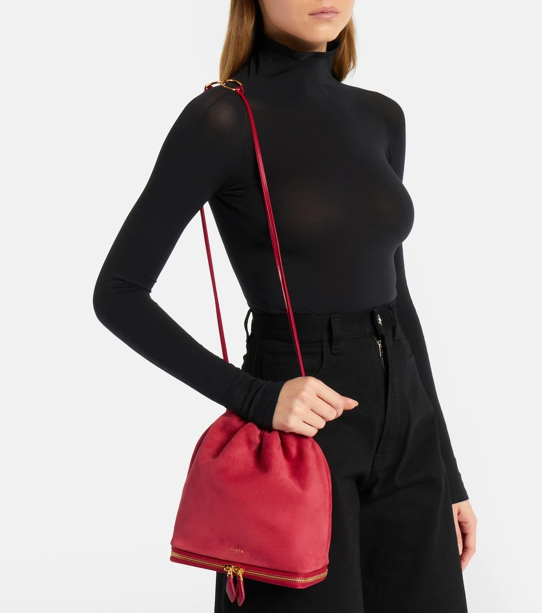 Alaïa - Le Pochon suede bucket bag