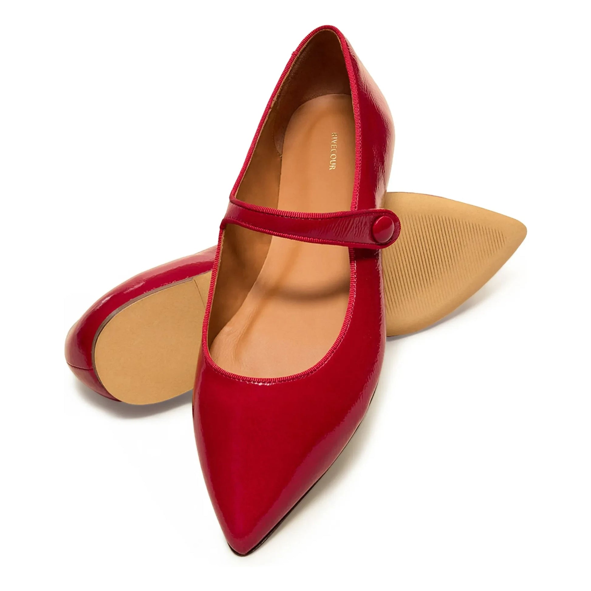 Rivecour - Ballerinas n°144 Patent leather | Red