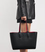 Black Cabata Small Calfskin Tote Bag