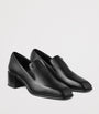Jimmy Choo Black Eliot 45 Buffalo Leather Heeled Loafers