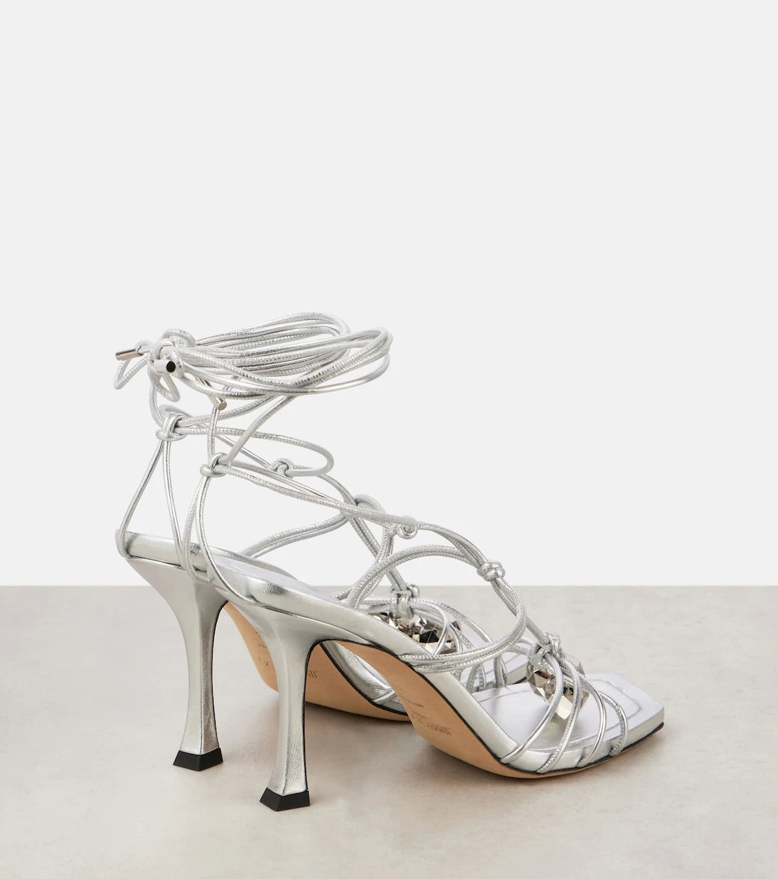 Jimmy Choo - Jemma 90 metallic leather sandals