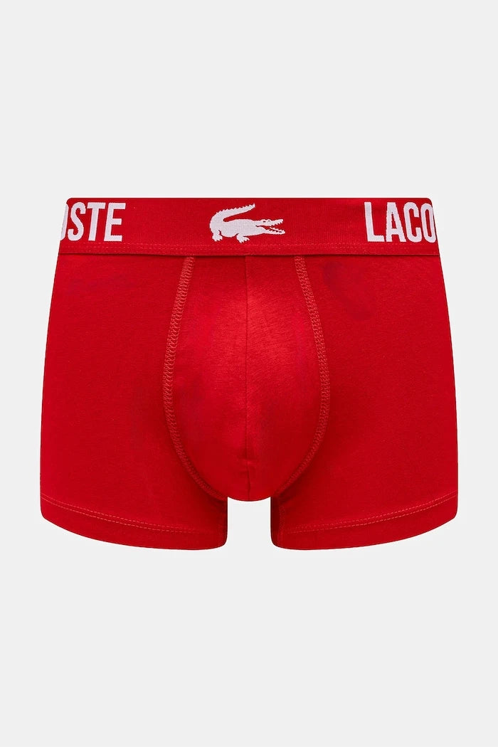Lacoste erkek pamuklu elastan boxer 3'lü