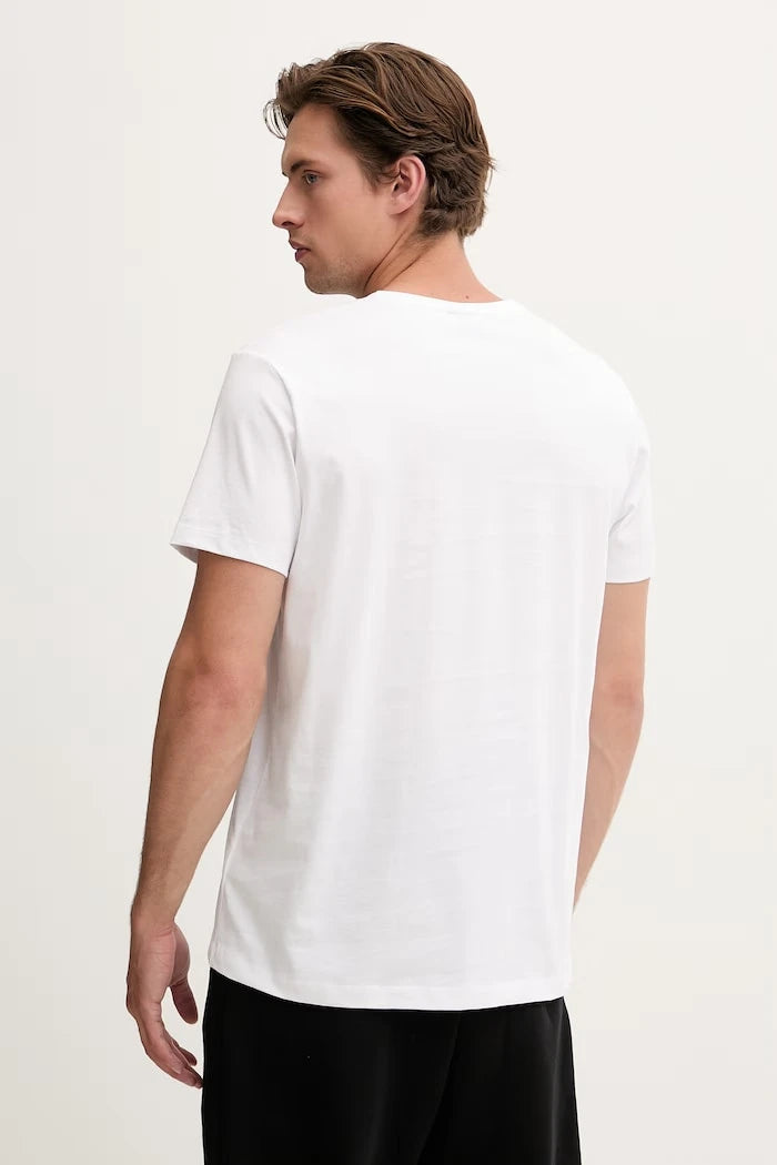 BOSS erkek pamuklu T-shirt TShirtRN