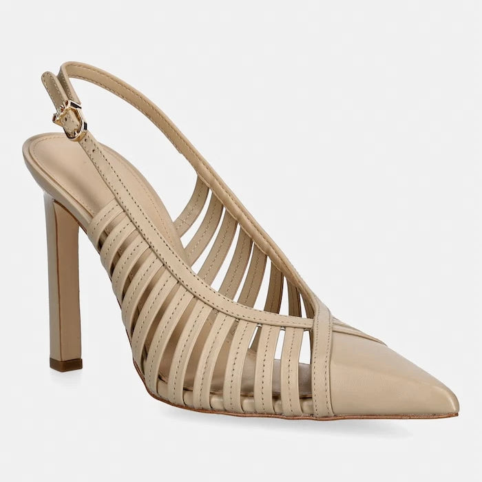 MICHAEL Michael Kors обувки с ток от кожа Adriana High Pump