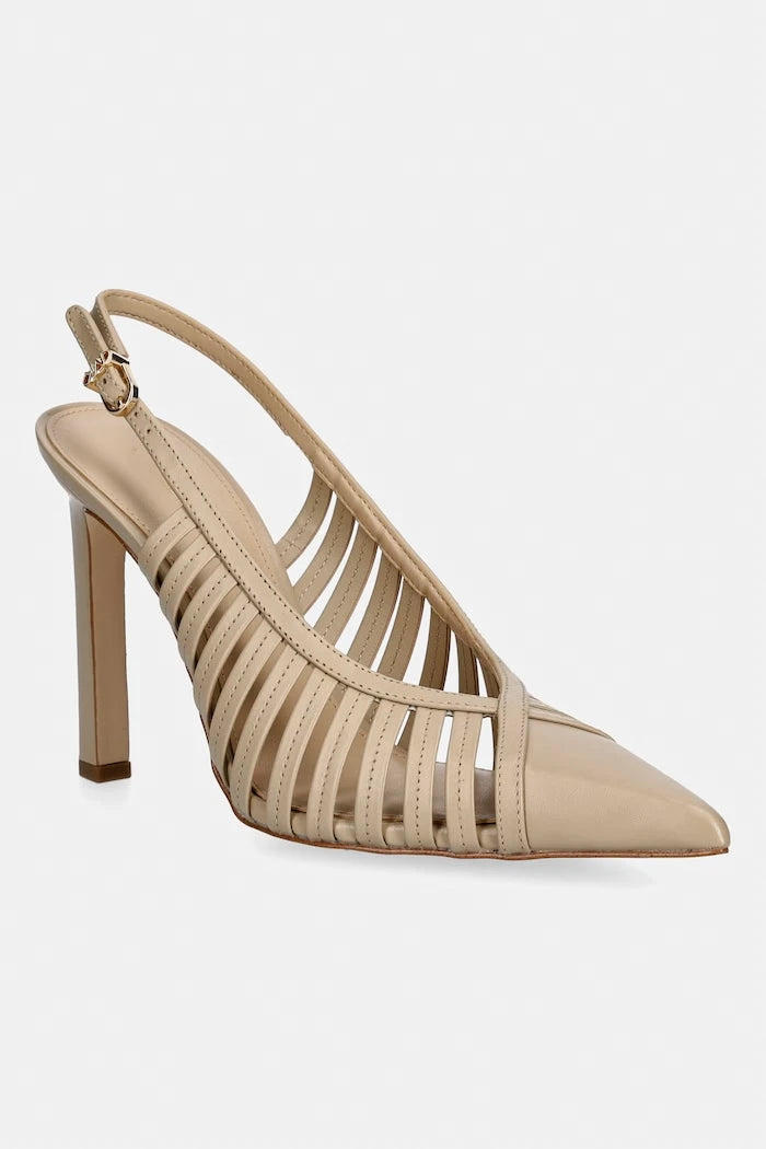 MICHAEL Michael Kors обувки с ток от кожа Adriana High Pump