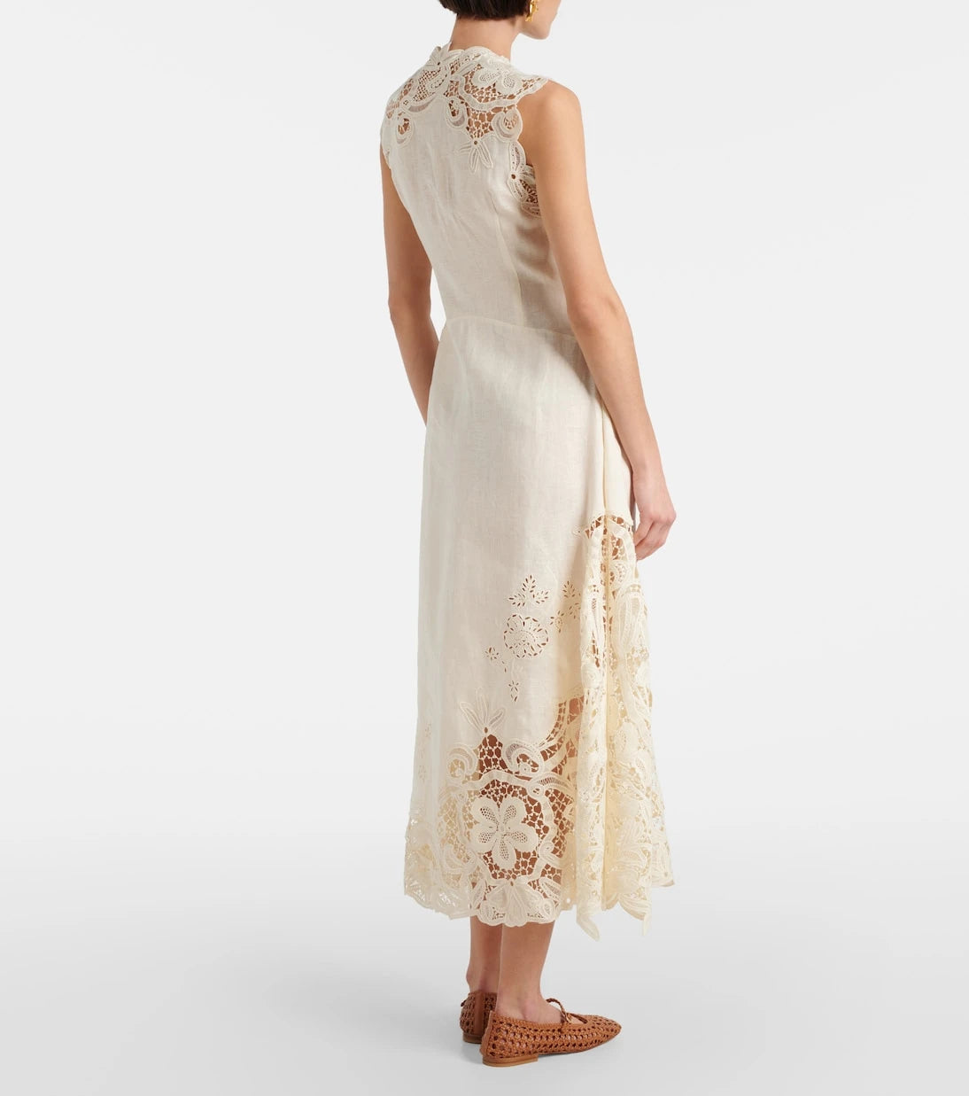 Ulla Johnson - Olivette lace-trimmed linen maxi dress